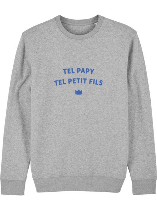 Sweat Homme - TEL PAPY TEL PETIT FILS WAF - Kiabi Sweat Homme - TEL PAPY TEL PETIT FILS WAF - Kiabi