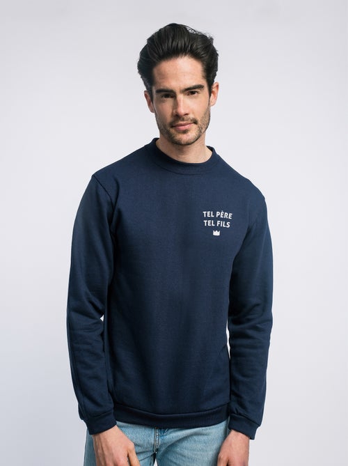 Sweat Homme - TEL PÈRE TEL FILS CŒUR - Kiabi Sweat Homme - TEL PÈRE TEL FILS CŒUR - Kiabi