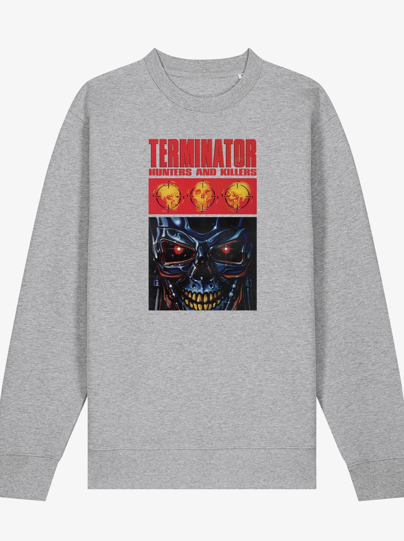 Sweat Homme - THE TERMINATOR HUNTERS AND KILLERS Gris chiné - Kiabi