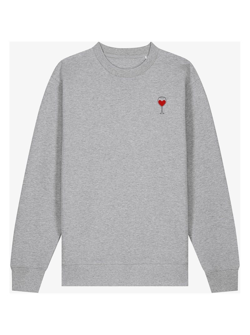 Sweat Homme - VERRE VIN Gris chiné - Kiabi