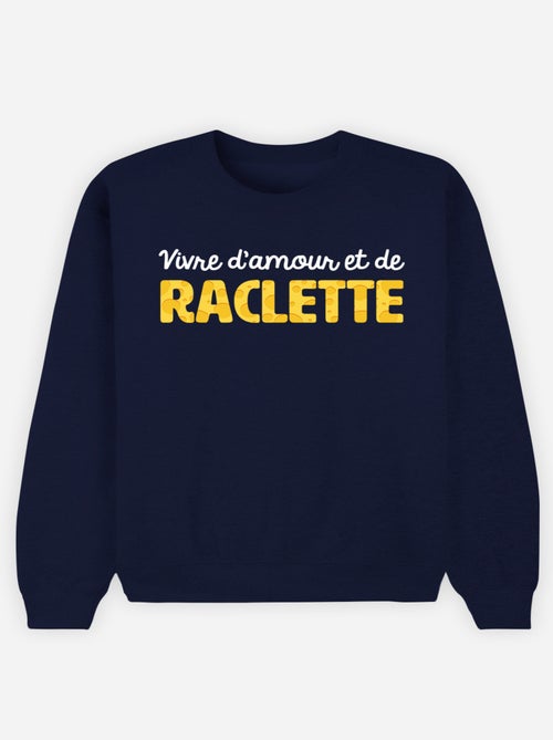 Sweat Homme - VIVRE D'AMOUR ET DE RACLETTE - Kiabi Sweat Homme - VIVRE D'AMOUR ET DE RACLETTE - Kiabi