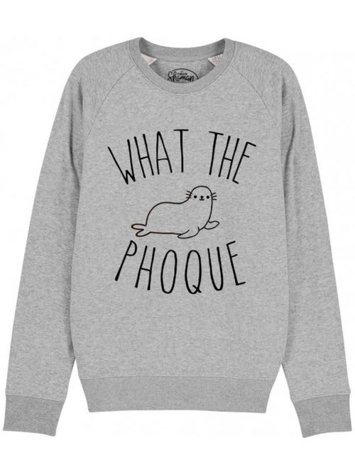 Sweat Homme - WHAT THE PHOQUE - Kiabi Sweat Homme - WHAT THE PHOQUE - Kiabi
