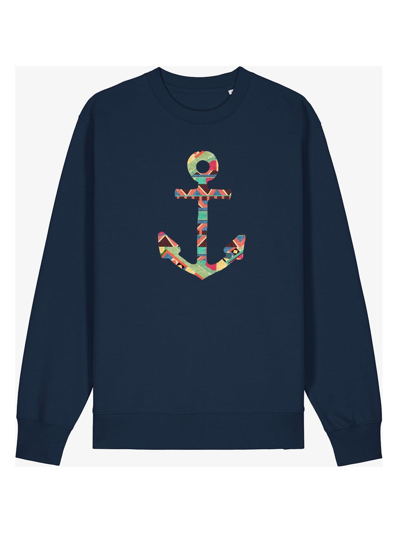 Sweat Homme - YOU MAKE ME HOME Bleu marine - Kiabi