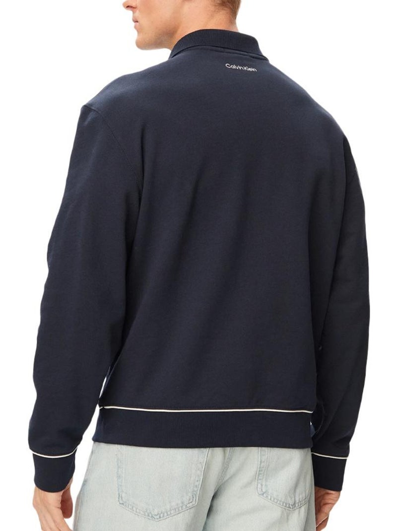 Sweat homme calvin klein jeans Bleu marine - Kiabi