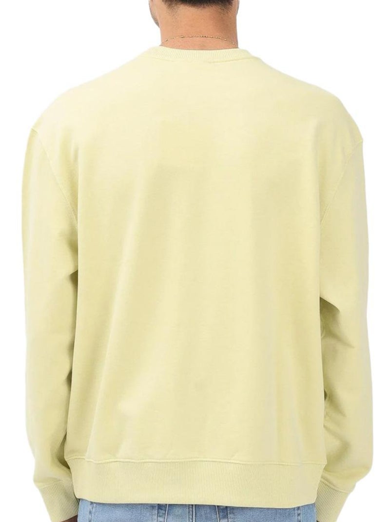 Sweat Homme Calvin Klein Jeans Jaune - Kiabi