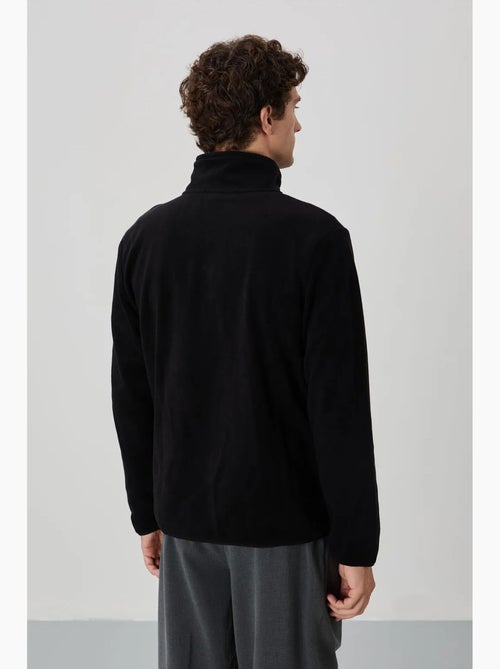 Sweat homme en maille peluche à fermeture éclair tommy - Kiabi
