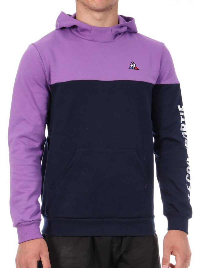 Sweat Homme Le Coq Sportif Hoody] Violet - Kiabi