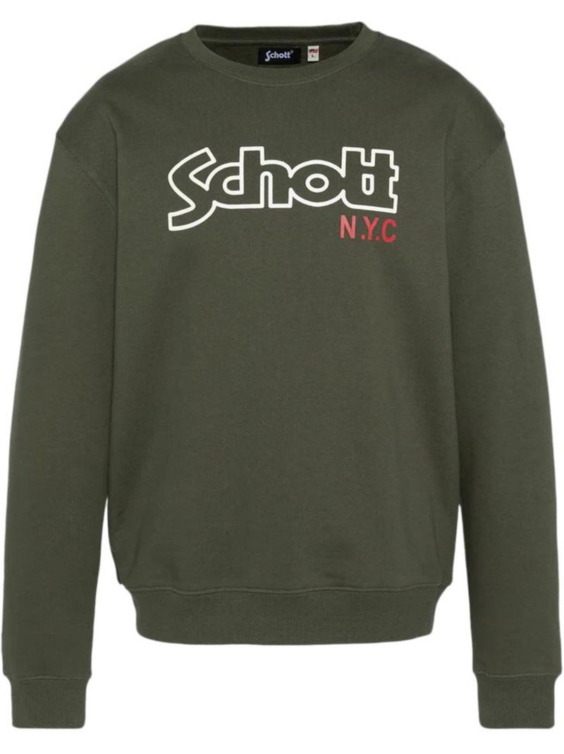 Sweat Homme Schott Vert kaki clair - Kiabi