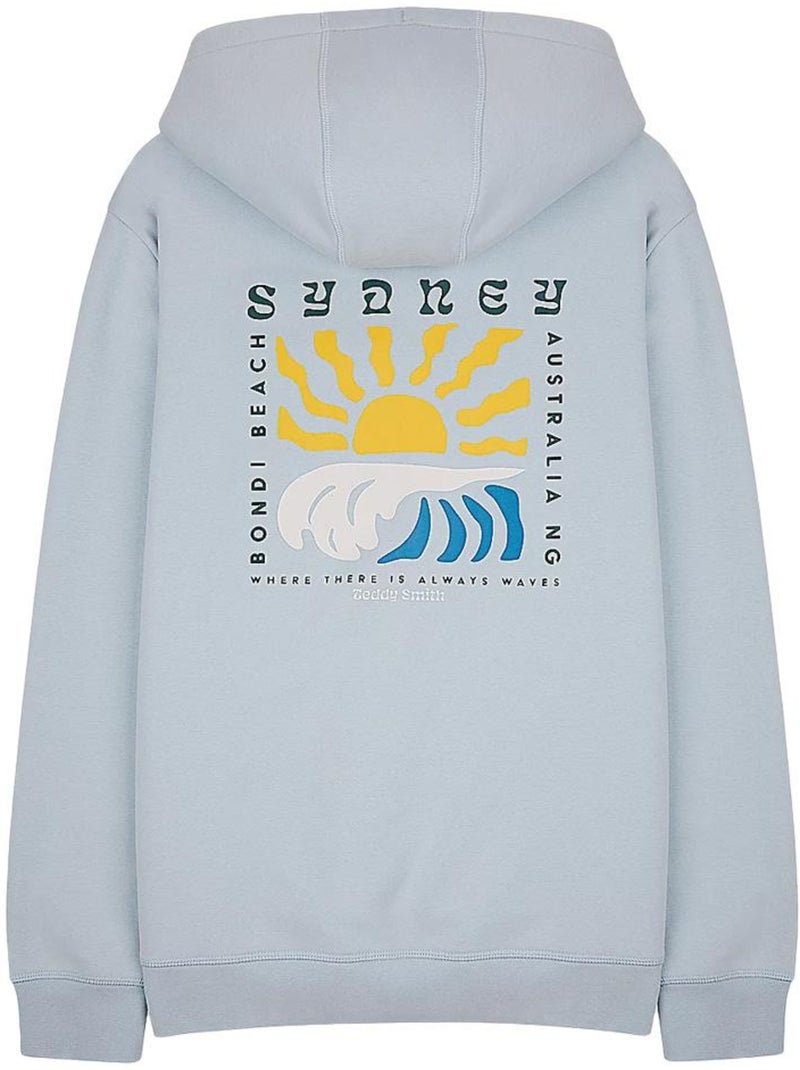 Sweat Homme Teddy Smith Bleu - Kiabi