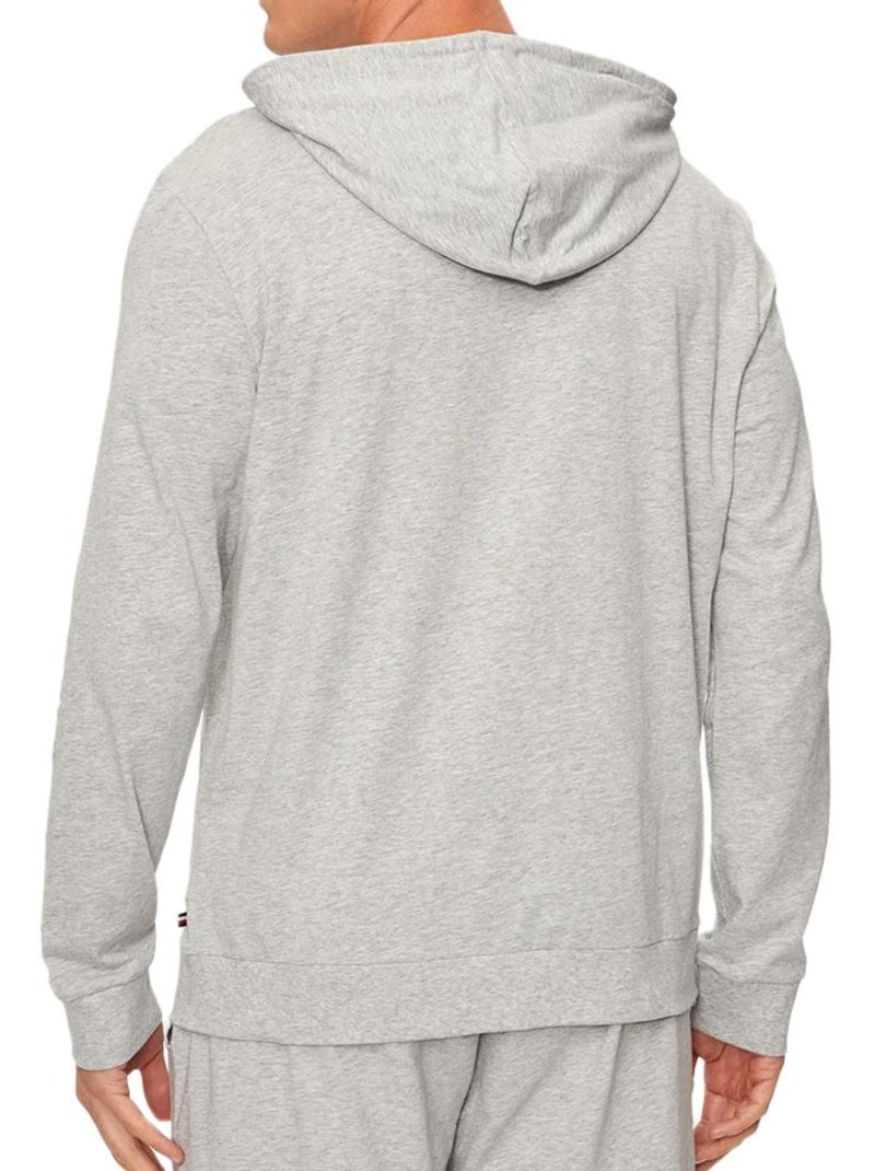 Sweat Homme Tommy Hilfiger Heather Gris Argenté - Kiabi