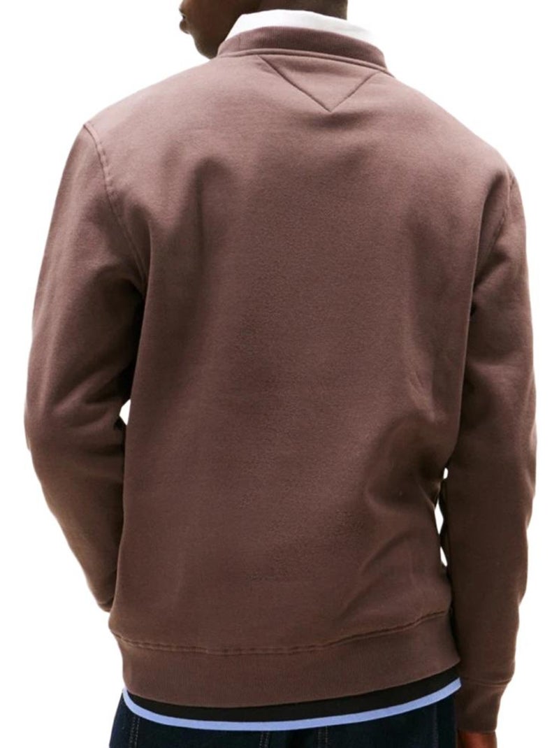 Sweat Homme Tommy Hilfiger Marron cappuccino - Kiabi