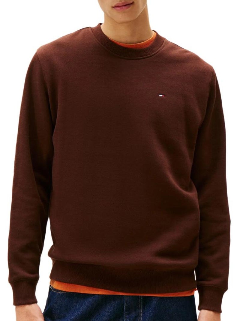 Sweat homme tommy hilfiger Marron - Kiabi