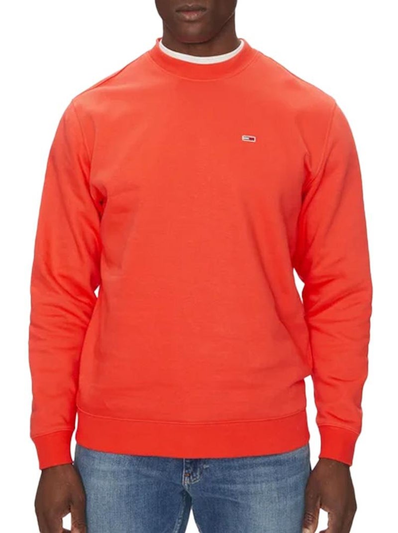 Sweat homme tommy hilfiger Orange - Kiabi