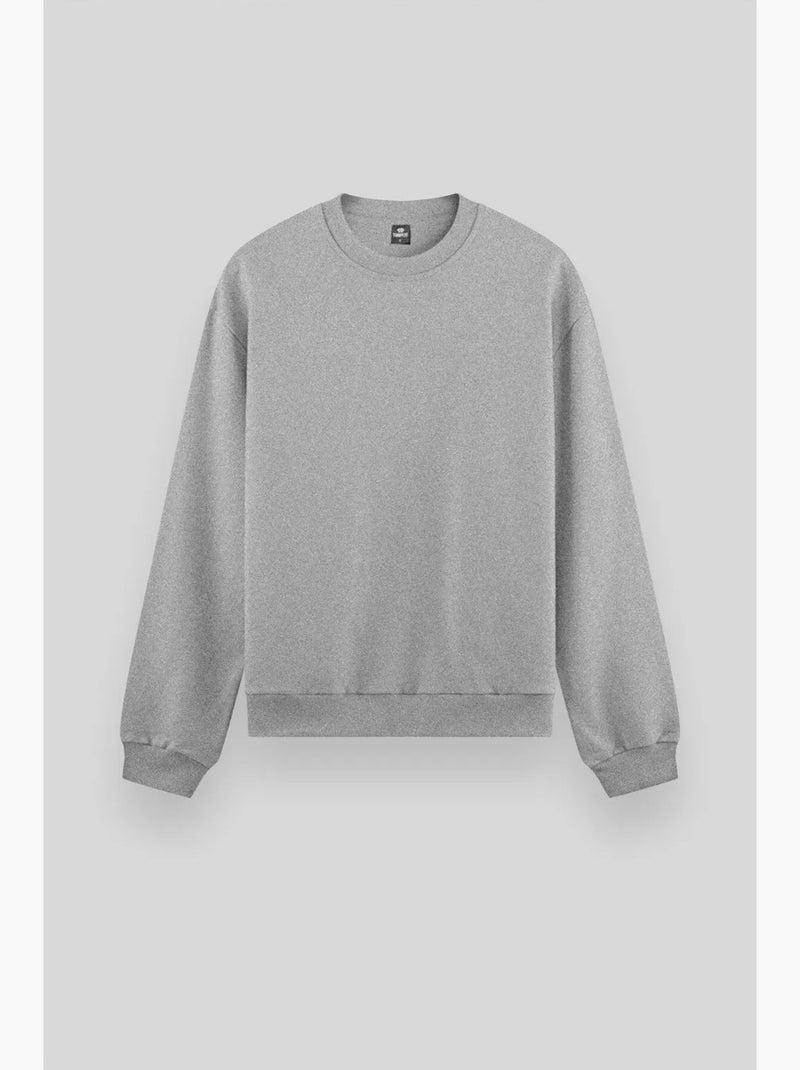 Sweat homme uni à col rond tommy Gris clair - Kiabi