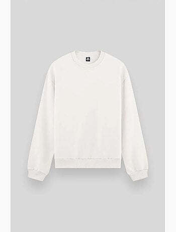 Sweat homme uni à col rond tommy