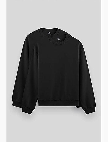 Sweat homme uni à col rond tommy