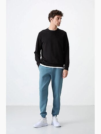 Sweat homme uni à col rond tommy
