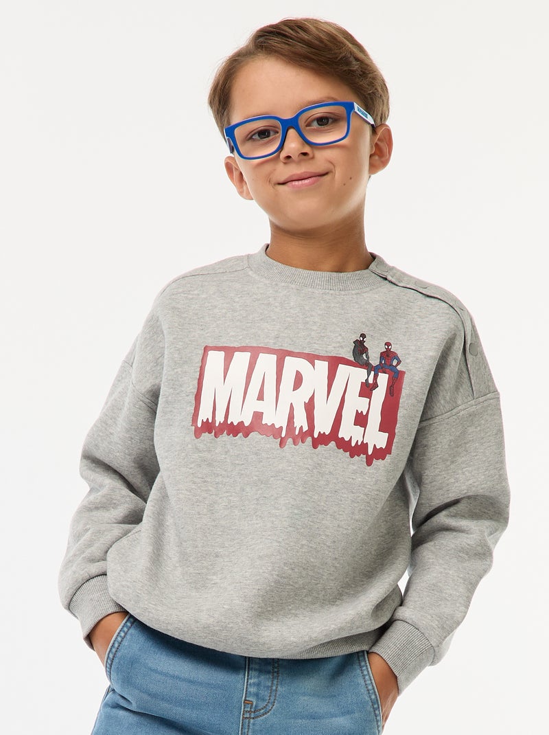 Sweat imprimé - Spider-Man - Marvel - So Easy Gris - Kiabi