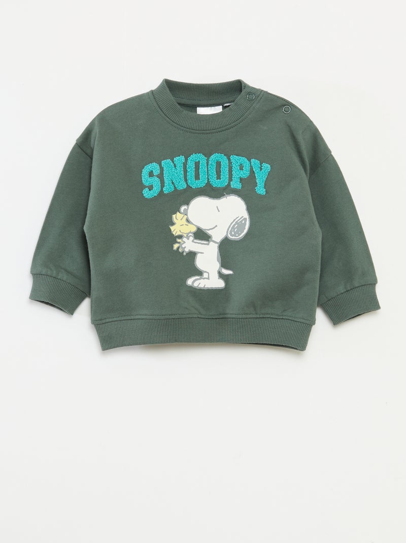 Sweat Zara Charlie Brown Peanuts - Femme Taille L - Jaune - Très Bon état