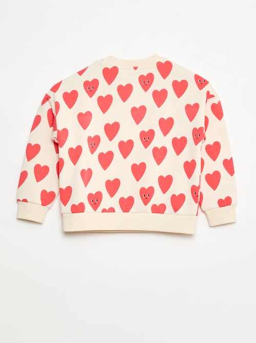 Sweat imprimé avec pressions aimantées à l'épaule - So Easy - Kiabi