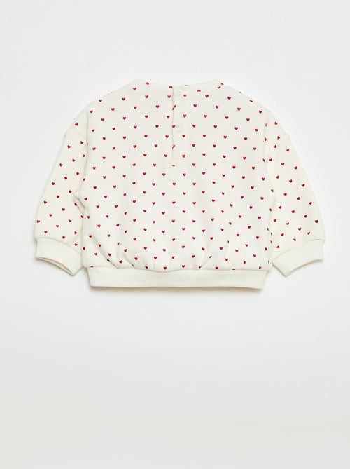 Sweat imprimé col rond - Kiabi