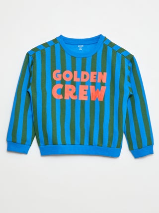 Sweat imprimé en coton