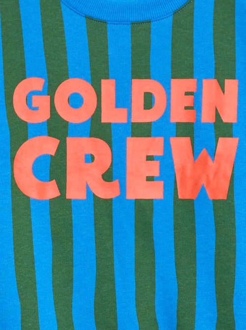 Sweat imprimé en coton - Kiabi