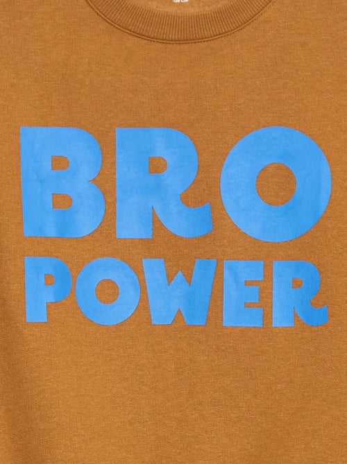 Sweat imprimé en coton - Kiabi