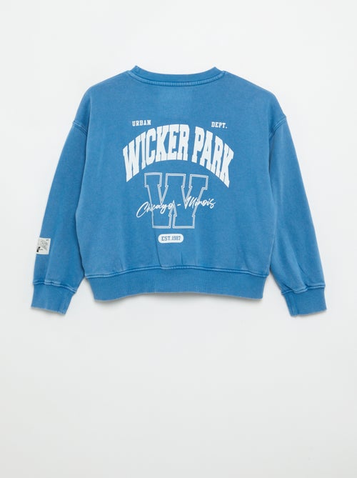 Sweat imprimé en French Terry - Kiabi Sweat imprimé en French Terry - Kiabi