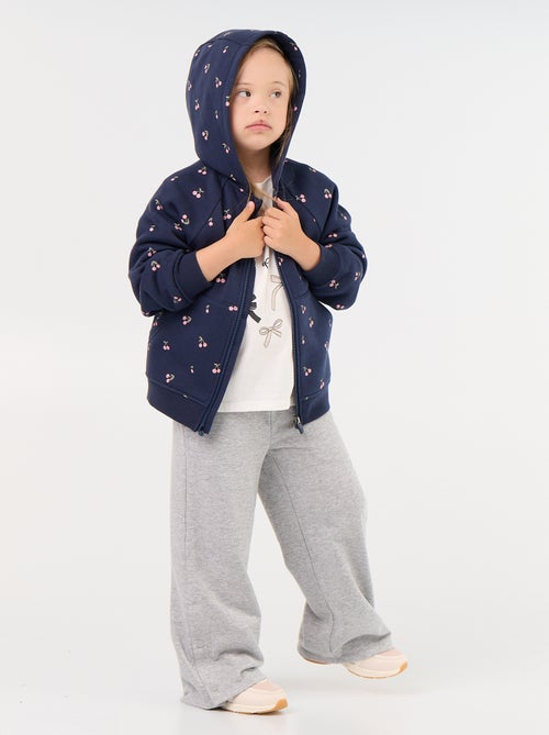 Sweat imprimé en molleton - collection facile à enfiler - Kiabi