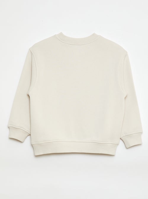 Sweat imprimé en molleton gratté - Kiabi Sweat imprimé en molleton gratté - Kiabi