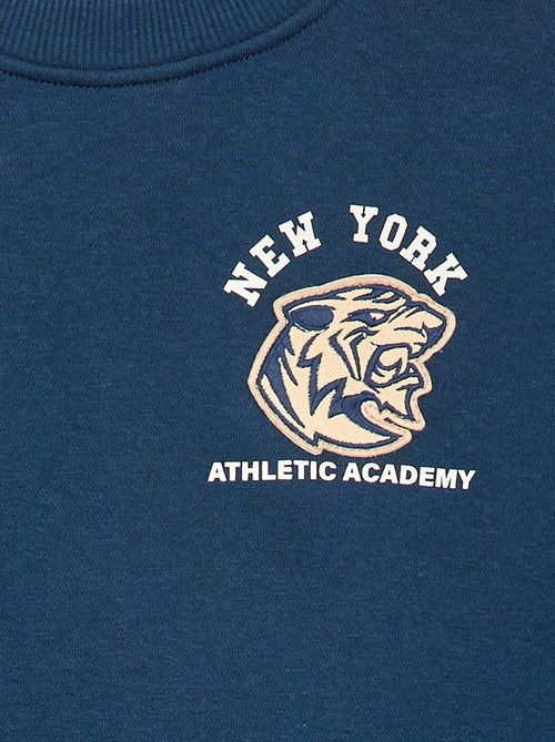 Sweat imprimé en molleton gratté - Kiabi Sweat imprimé en molleton gratté - Kiabi