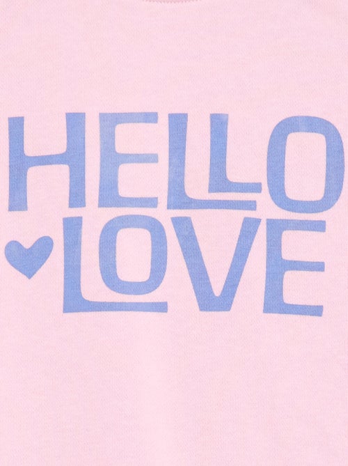 Sweat imprimé en molleton léger - Collection facile à enfiler - Kiabi