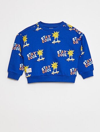 Sweat imprimé en molleton léger - Grafik Edition