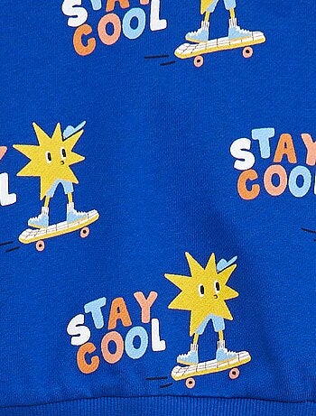 Sweat imprimé en molleton léger - Grafik Edition