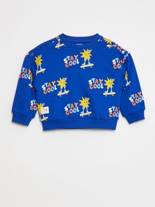 Sweat imprimé en molleton léger - Grafik Edition