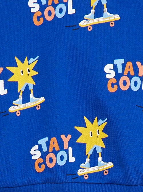 Sweat imprimé en molleton léger - Grafik Edition - Kiabi