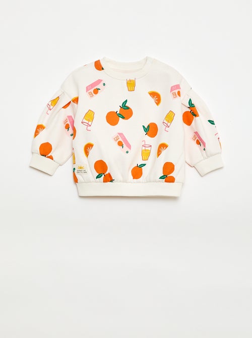 Sweat imprimé fantaisie - Grafik Edition - Kiabi