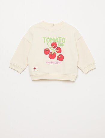 Sweat imprimé fantaisie