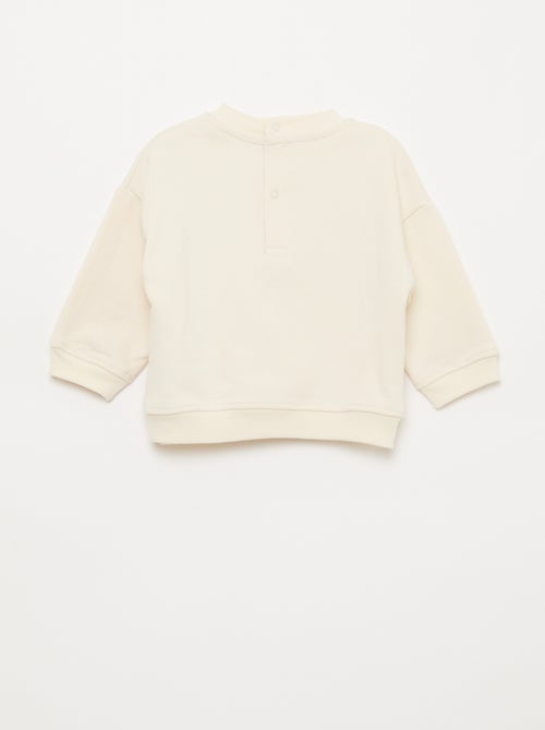 Sweat imprimé fantaisie - Kiabi