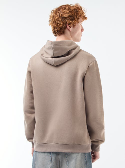 Sweat imprimé fantaisie en coton uni - Kiabi