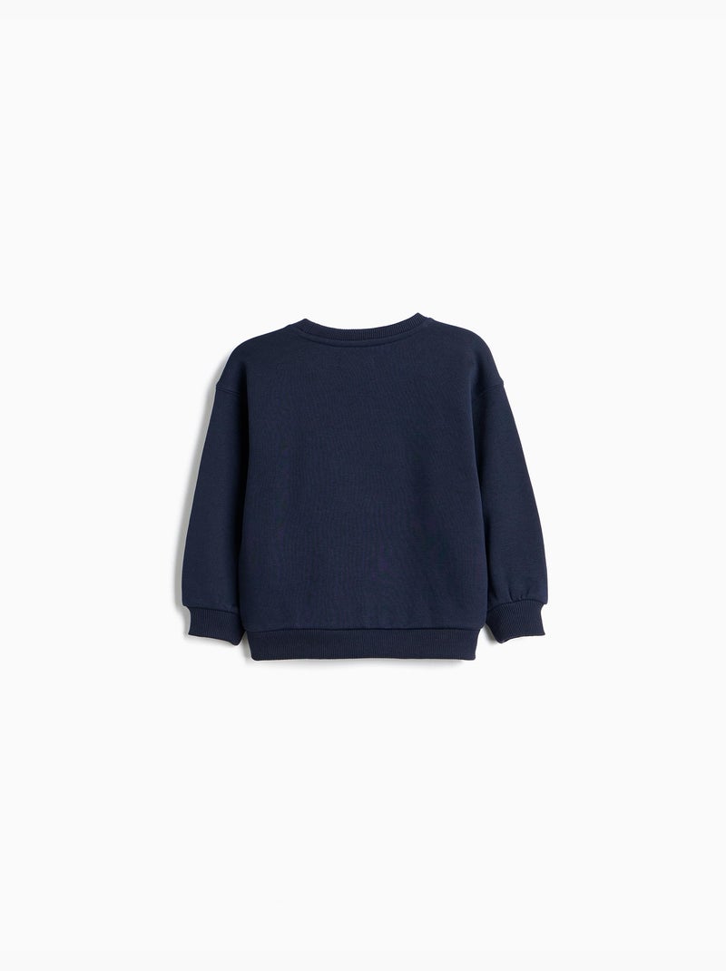 Sweat imprimé, mo fashion Bleu - Kiabi