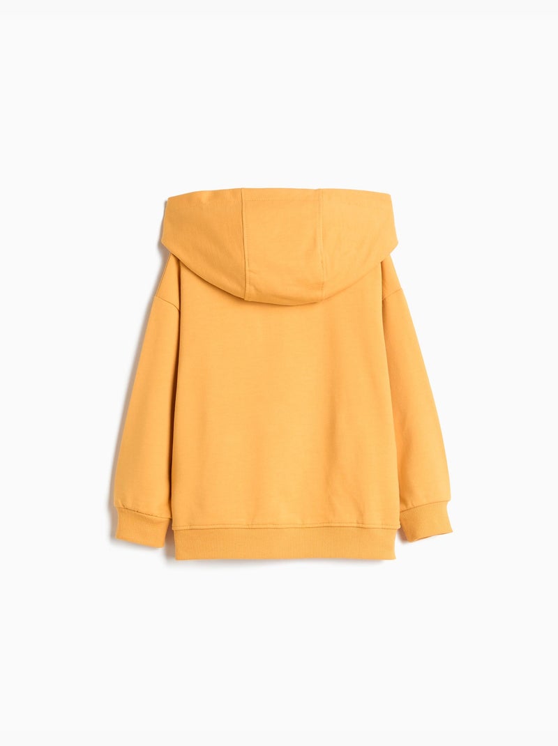 Sweat imprimé, mo fashion Jaune - Kiabi