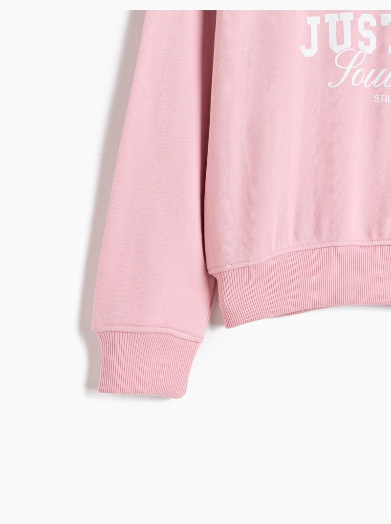 Sweat imprimé, mo fashion Rose - Kiabi