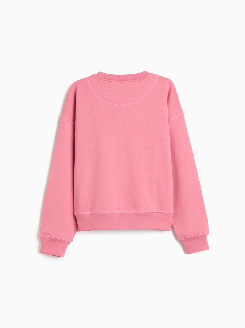 Sweat imprimé, mo fashion Rose - Kiabi