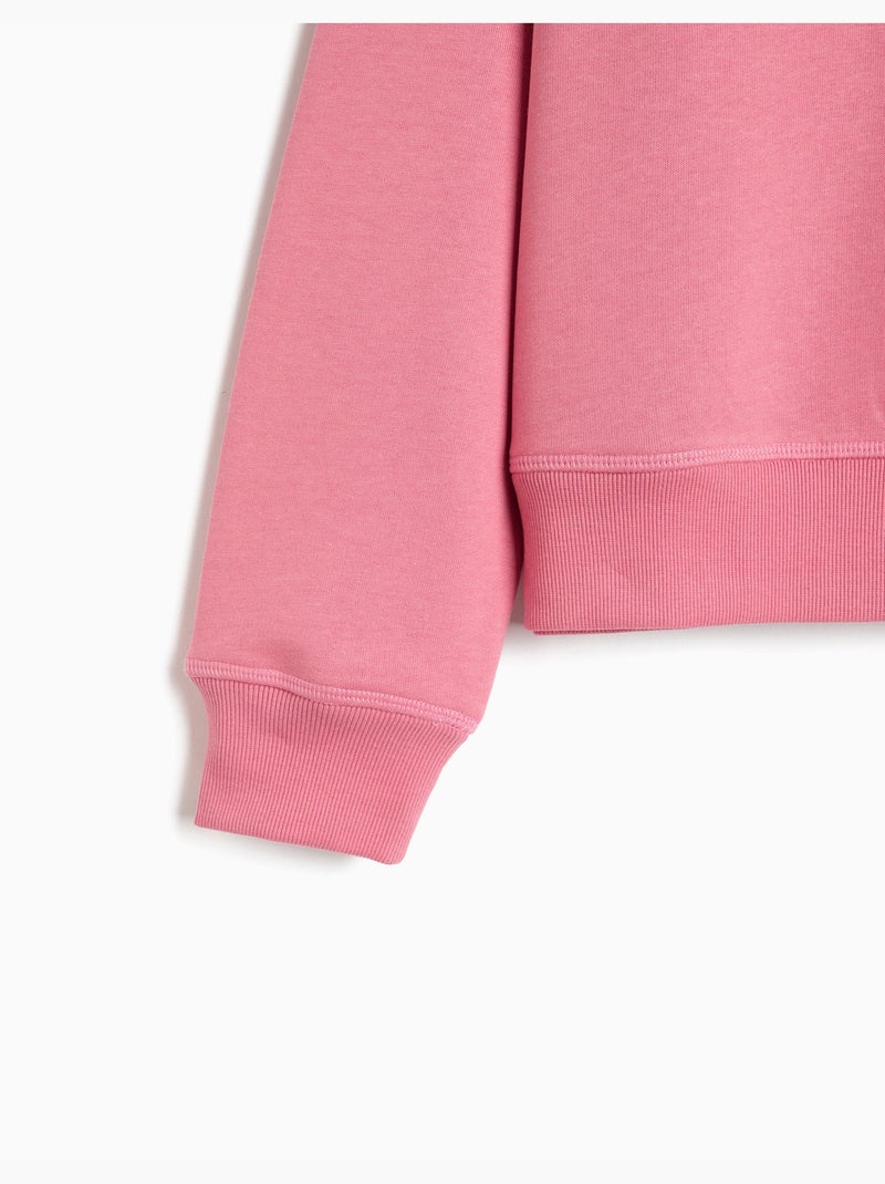 Sweat imprimé, mo fashion Rose - Kiabi