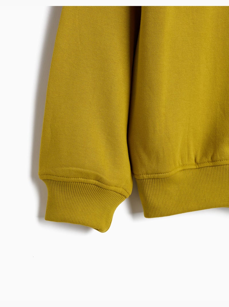 Sweat imprimé, mo fashion Vert - Kiabi
