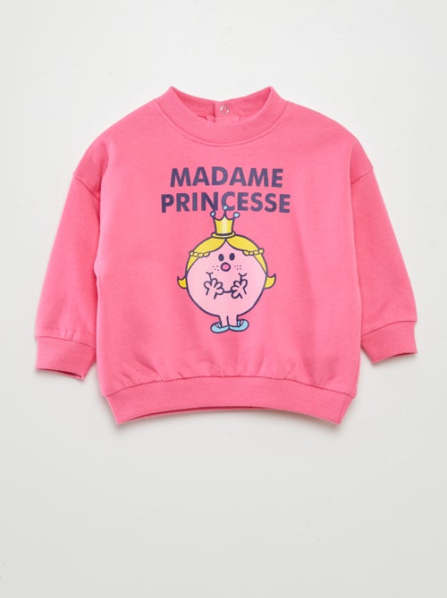 Sweat imprimé 'Monsieur Madame' - Kiabi