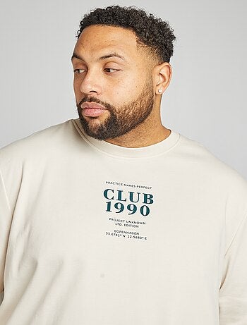 Sweat imprimé recto-verso