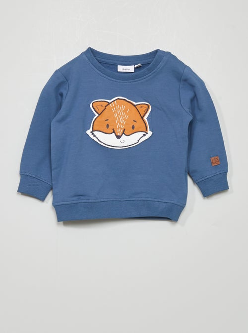 Sweat imprimé renard - Kiabi